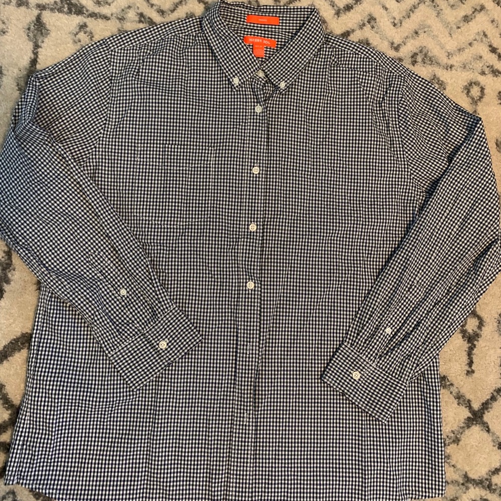 Joes Fresh Blue/Green Plaid shirt